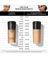 Mac Studio Fix Fluid Spf 15 24Hr Matte Foundation + Oil Control, 1 oz.