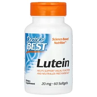 Doctor's Best Lutein 20 mg - 60 Softgels - Assorted Pre