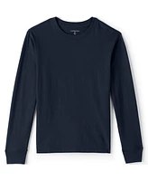 Lands' End Boys School Uniform Long Sleeve Essential T-shirt