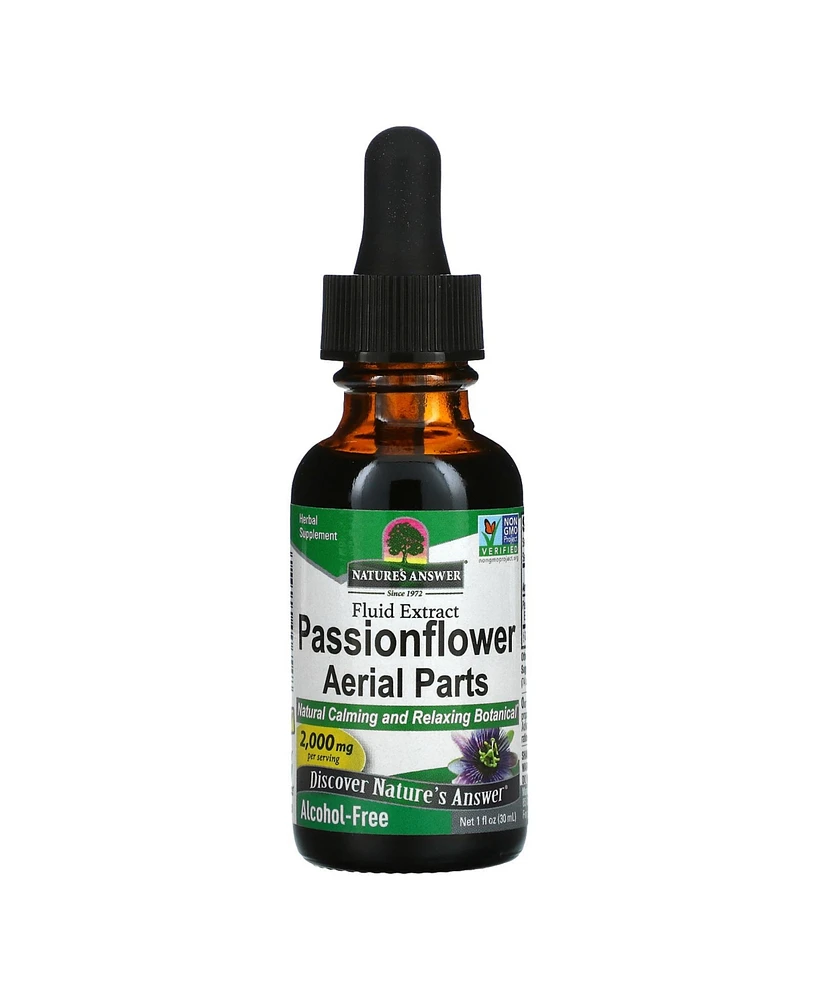 Nature's Answer Passionflower Aerial Parts Fluid Extract Alcohol-Free 2 000 mg - 1 fl oz - Assorted Pre