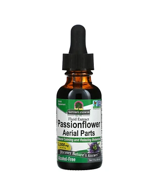 Nature's Answer Passionflower Aerial Parts Fluid Extract Alcohol-Free 2 000 mg - 1 fl oz