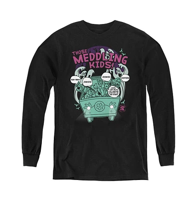 Scooby Doo Youth Meddling Since 1969 Long Sleeve Sweatshirt