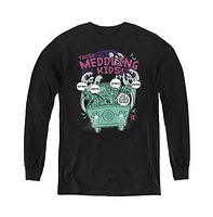 Scooby Doo Boys Youth Meddling Since 1969 Long Sleeve Sweatshirt