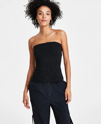 Bar Iii Women's Textured Tube Top, Created for Macy's