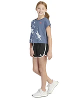 adidas Big Girls Cotton Stars Graphic T-Shirt