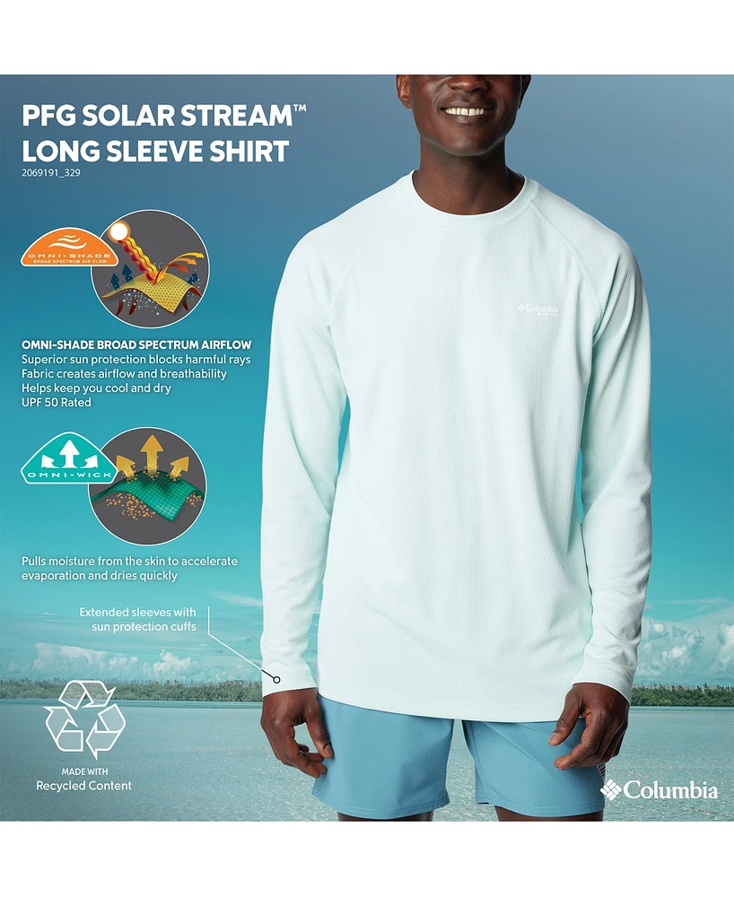 Columbia Men's Pfg Solar Stream Performance Long-Sleeve Shirt
