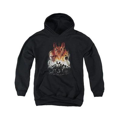 Lord Of The Rings Boys Youth Evil Rising Pull Over Hoodie / Hooded Sweatshirt