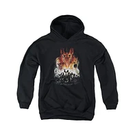 Lord Of The Rings Boys Youth Evil Rising Pull Over Hoodie / Hooded Sweatshirt