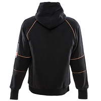 RefrigiWear Men's HiVis PolarForce Pullover Sweatshirt - High Visibility Insulated Hoodie with Kangaroo Pocket