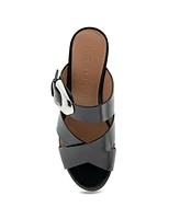 Aerosoles Women's Collin Buckle Slip-On Platforms