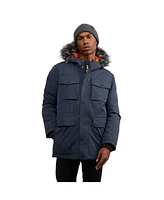 Pajar Men's Soren Mid Length Parka with Detachable Faux Fur Trim