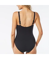 Gabar Water Garden Twist Bra One Piece Swimsuit