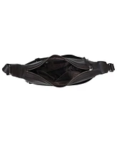 Mancini Pebble June Leather Crossbody Handbag