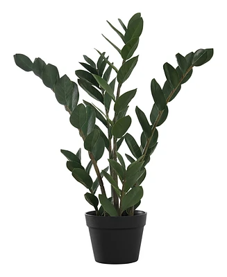 Monarch Specialties 29" Indoor Artificial Floor Zz Tree with Black Pot