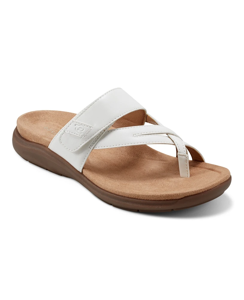 Easy Spirit Women's Wilamena Open Toe Casual Flat Sandals