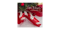 Bonnie & Pop Holiday Candy Cane Chocolate Truffle Gift Tin