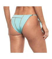 Guria Beachwear Women's Contrast Detail Reversible Tie Side Bikini Bottom