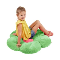 ECR4Kids SoftZone Flower Floor Pillow, Bright Pink