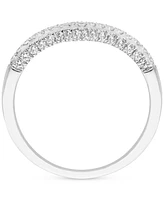 Diamond Front & Side Contour Band (1/3 ct. t.w.) in 14k White Gold