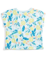 First Impressions Baby Girls Elegant Tropical-Print T-Shirt, Created for Macy's