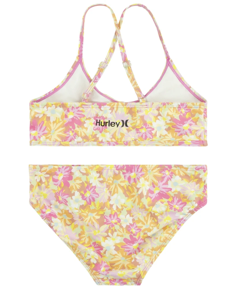 Hurley Big Girls Triangle Bikini Set