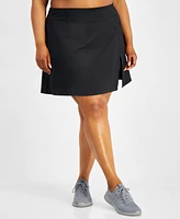 Id Ideology Plus Size Side-Slit Skort, Created for Macy's