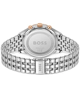 Hugo Boss Men's Chronograph Avery Stainless Steel Bracelet Watch 42mm