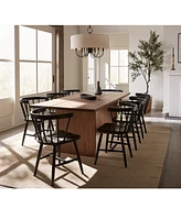 Closeout! Bernia 9pc Dining Set (Table + 8 Dining Chairs)