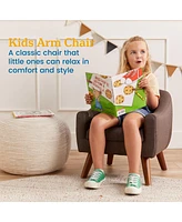 ECR4Kids Willa Arm Chair, Kids Furniture, Raisin