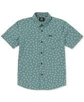 Volcom Big Boys Interstone Short-Sleeve Woven Shirt