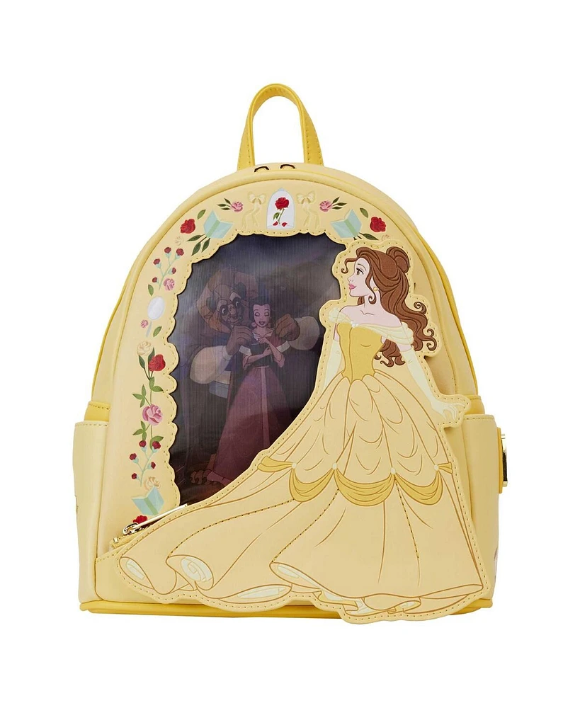 Men's and Women's Loungefly Belle Beauty and The Beast Lenticular Mini Backpack