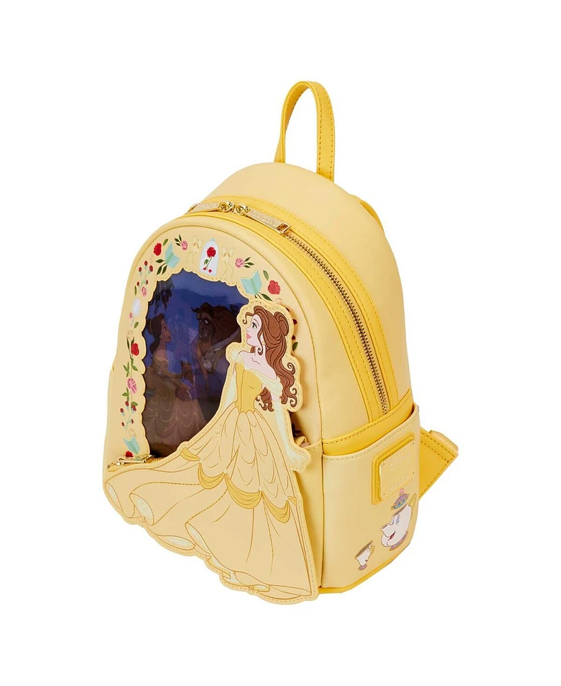 Men's and Women's Loungefly Belle Beauty and The Beast Lenticular Mini Backpack