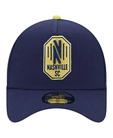 Men's New Era Navy Nashville Sc 2024 Kick Off Collection 9FORTY A-Frame Adjustable Hat