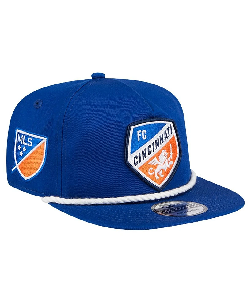 Men's New Era Blue Fc Cincinnati The Golfer Kickoff Collection Adjustable Hat