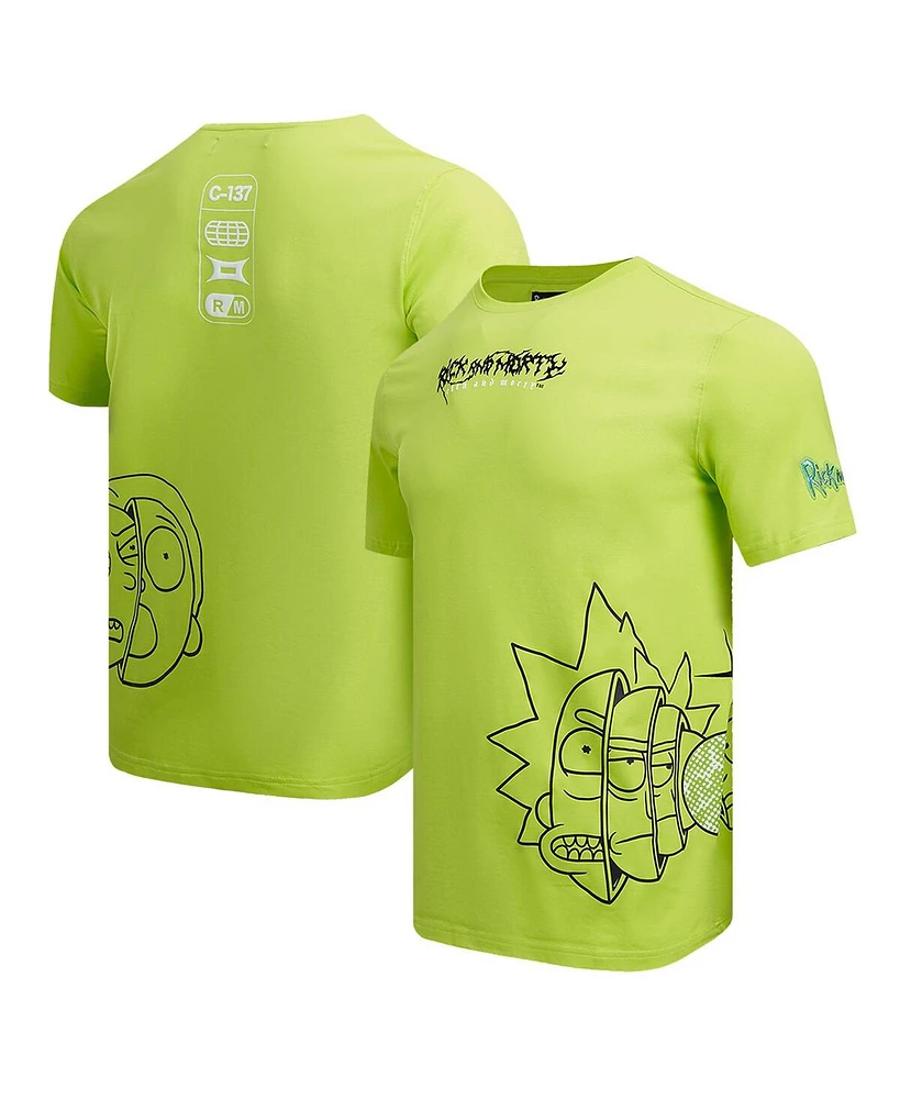 Men's Freeze Max Rick and Morty 90s Rave Rickvival T-shirt