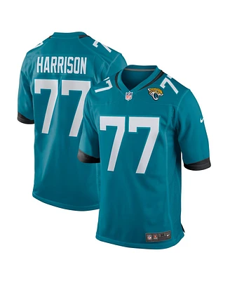 Men's Nike Anton Harrison Teal Jacksonville Jaguars 2023 Nfl Draft First Round Pick Game Jersey