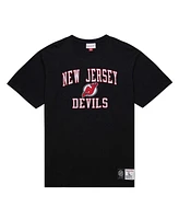 Men's Mitchell & Ness Black New Jersey Devils Legendary Slub T-shirt