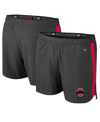 Men's Colosseum Charcoal Ohio State Buckeyes Langmore Shorts