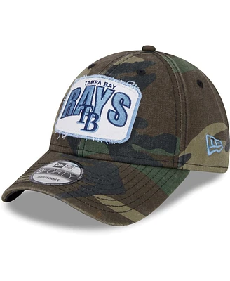 Men's New Era Camo Tampa Bay Rays Gameday 9FORTY Adjustable Hat
