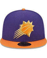 Men's New Era Purple, Orange Phoenix Suns Gameday Gold Pop Stars 59FIFTY Fitted Hat