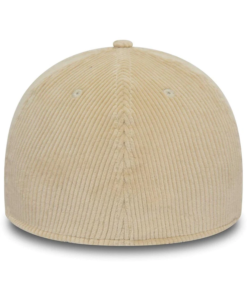 Men's New Era Khaki Chelsea Corduroy 39THIRTY Flex Hat