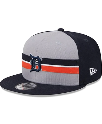 Men's New Era Gray Detroit Tigers 2024 Batting Practice 9FIFTY Snapback Hat