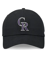 Men's Nike Black Colorado Rockies Evergreen Club Adjustable Hat