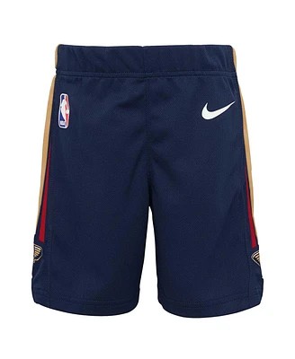 Toddler Boys and Girls Nike Navy New Orleans Pelicans Icon Replica Shorts