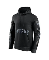 Men's Fanatics Black Las Vegas Raiders Wild Winner Pullover Hoodie