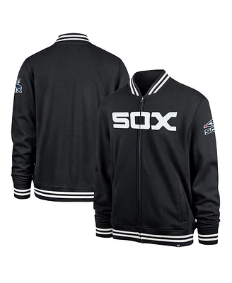 Men's '47 Brand Navy Chicago White Sox Wax Pack Pro Camden Full-Zip Track Jacket