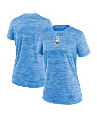 Women's Nike Blue Milwaukee Brewers City Connect Practice Velocity T-shirt