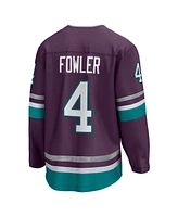 Men's Fanatics Cam Fowler Purple Anaheim Ducks 30th Anniversary Premier Breakaway Jersey