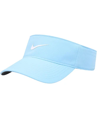 Men's and Women's Nike Light Blue Ace Performance Adjustable Visor