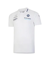 Men's Umbro White Williams Racing Cvc Media Polo